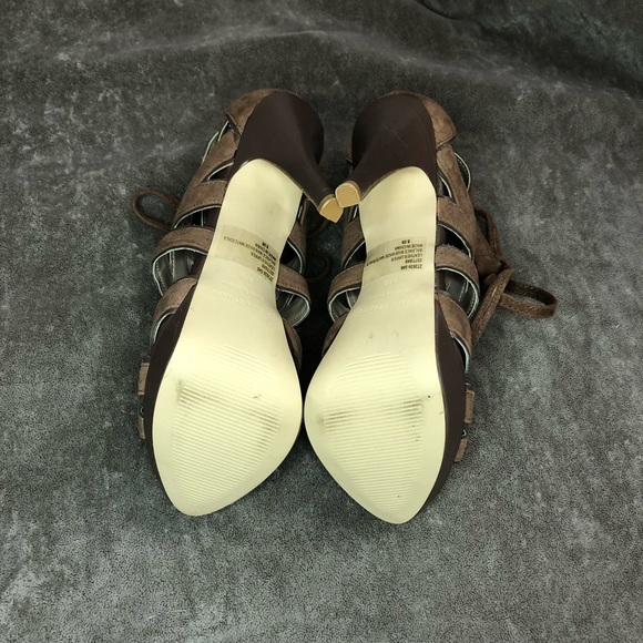 NWOB Colin Stuart lace up heels Sz 8.5 - Picture 3 of 5